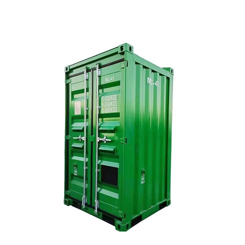 Container per la spedizione marittima DNV da 6 piedi con pavimento in acciaio, portabile CCU con scatola di perforazione chiusa e set di fori opzionali