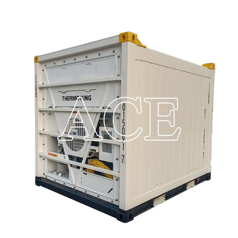 Contenitore frigorifero offshore da 10 piedi Certificati CSC/BV in acciaio e alluminio con pavimento in T-Bar in alluminio