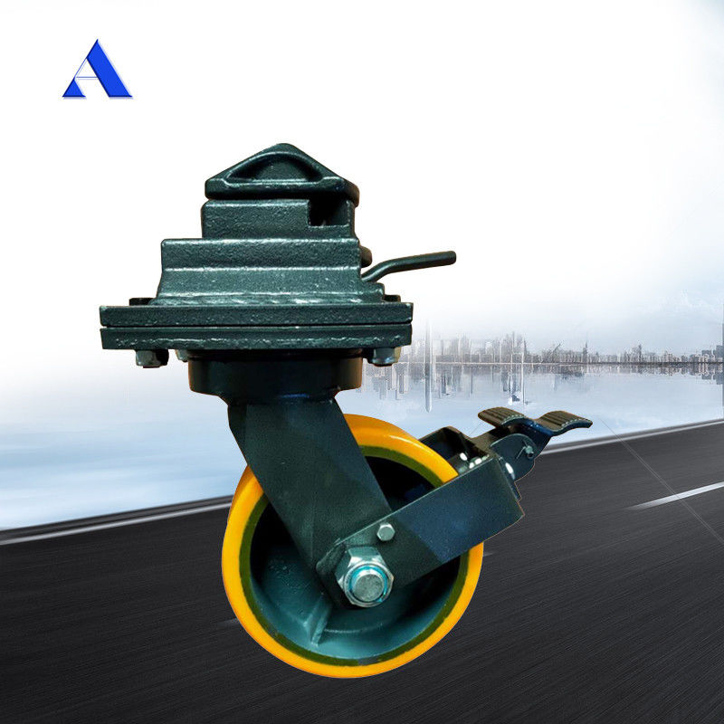 3 tonnellate Caster pesante ISO Container per spedizioni marittime Ruote a cassa girevole all'interno di negozi di materiali da costruzione e caster di piastre
