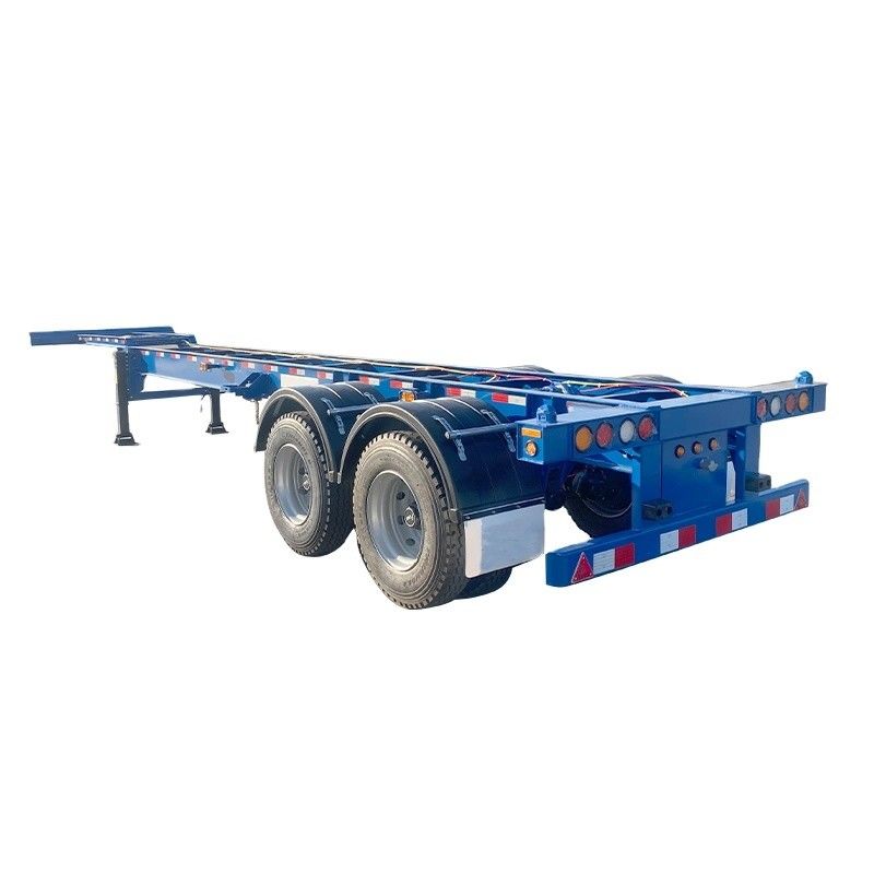 12R22.5 Linglong Pneumatici 2 Asse Chassis di spedizione da 40 piedi a 20 piedi con collo di gallina Scheletro di camion Cornice semirimorchio Contenitore