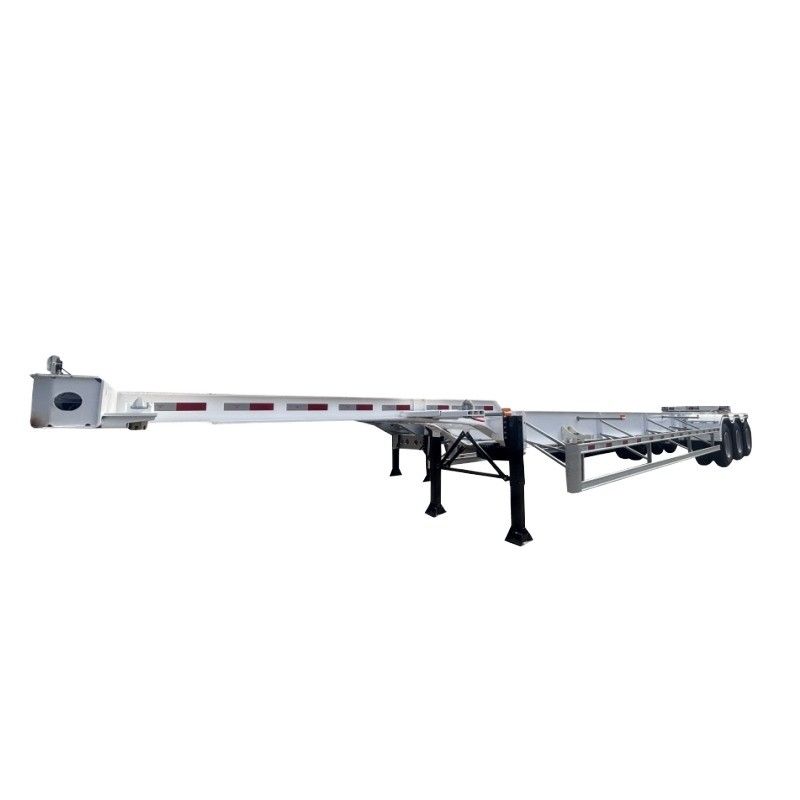 53ft Gooseneck Skeleton Truck Frame Semi-Trailer Container Shipping Chassis con caratteristiche eccellenti e asse FUWA resistente