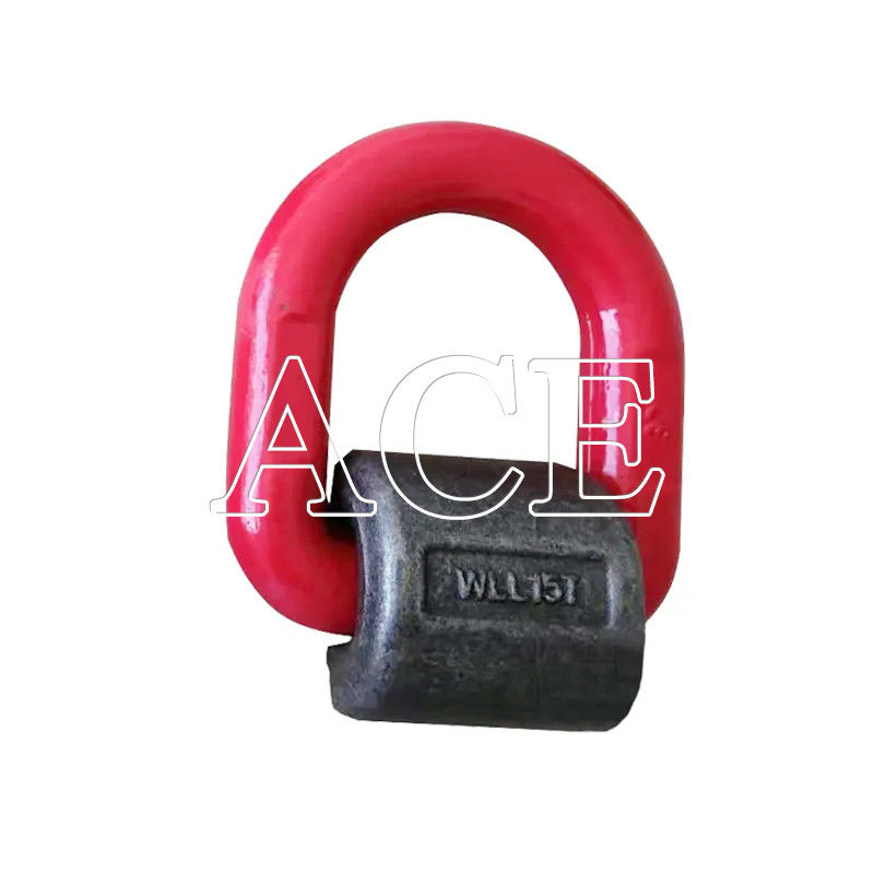 Serrature del rimorchio Contenitore Materiali di legatura 1.2T 2T 5.3T 8T 15T Anello D metallico con pinza saldata