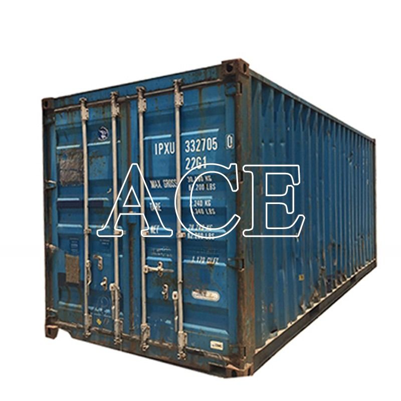 Cargo in magazzino cinese degno 20 piedi container usati dimensioni interne 5.899 x 2.352 x 2.393M 10 anni intorno