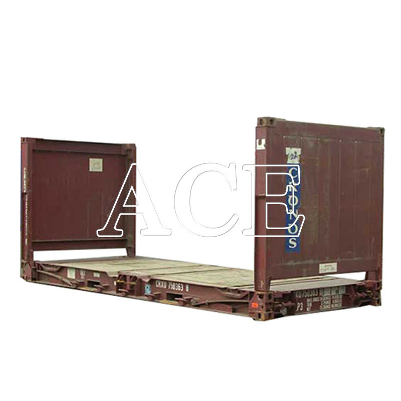 Acciaio Corten 20ft 40ft Container usato con scaffalatura piatta pavimento di seconda mano compensato o acciaio