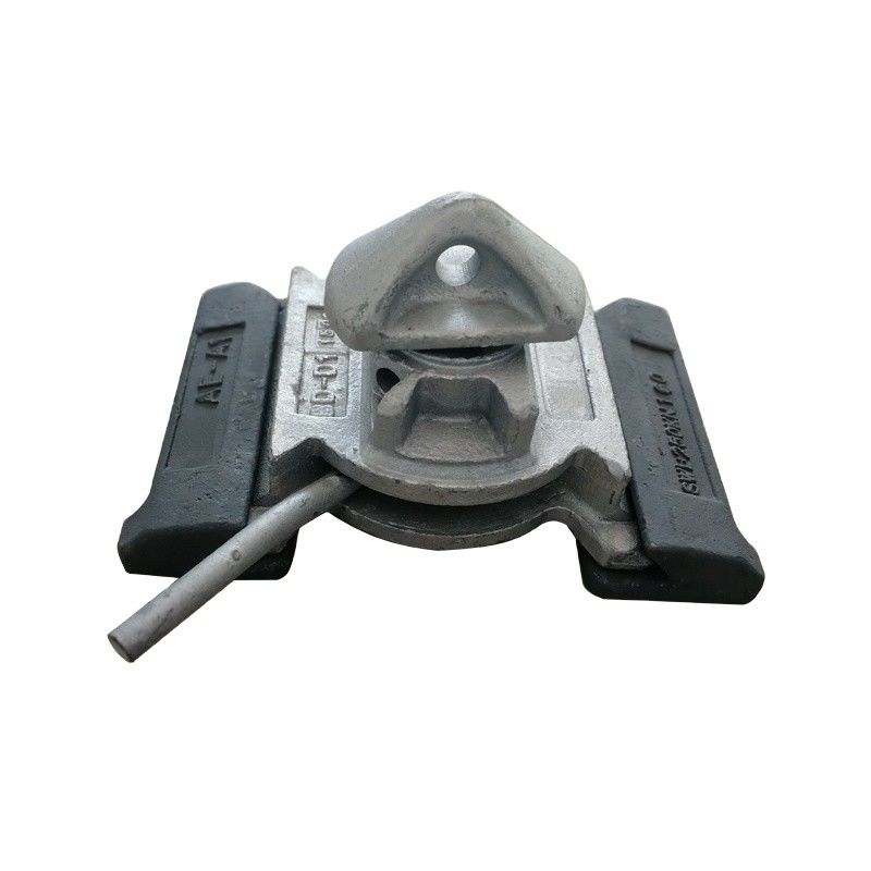 Fusione Acciaio Dovetail Bottom TwistLock 45 gradi o 55 gradi ISO Container di spedizione Twistlock M.B.L Shear 420KN